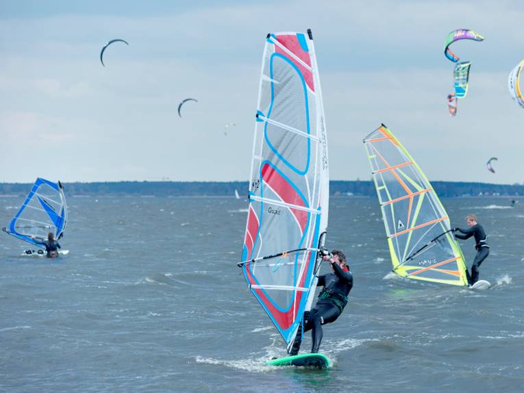 Windsurfen auf dem Steinhuder Meer